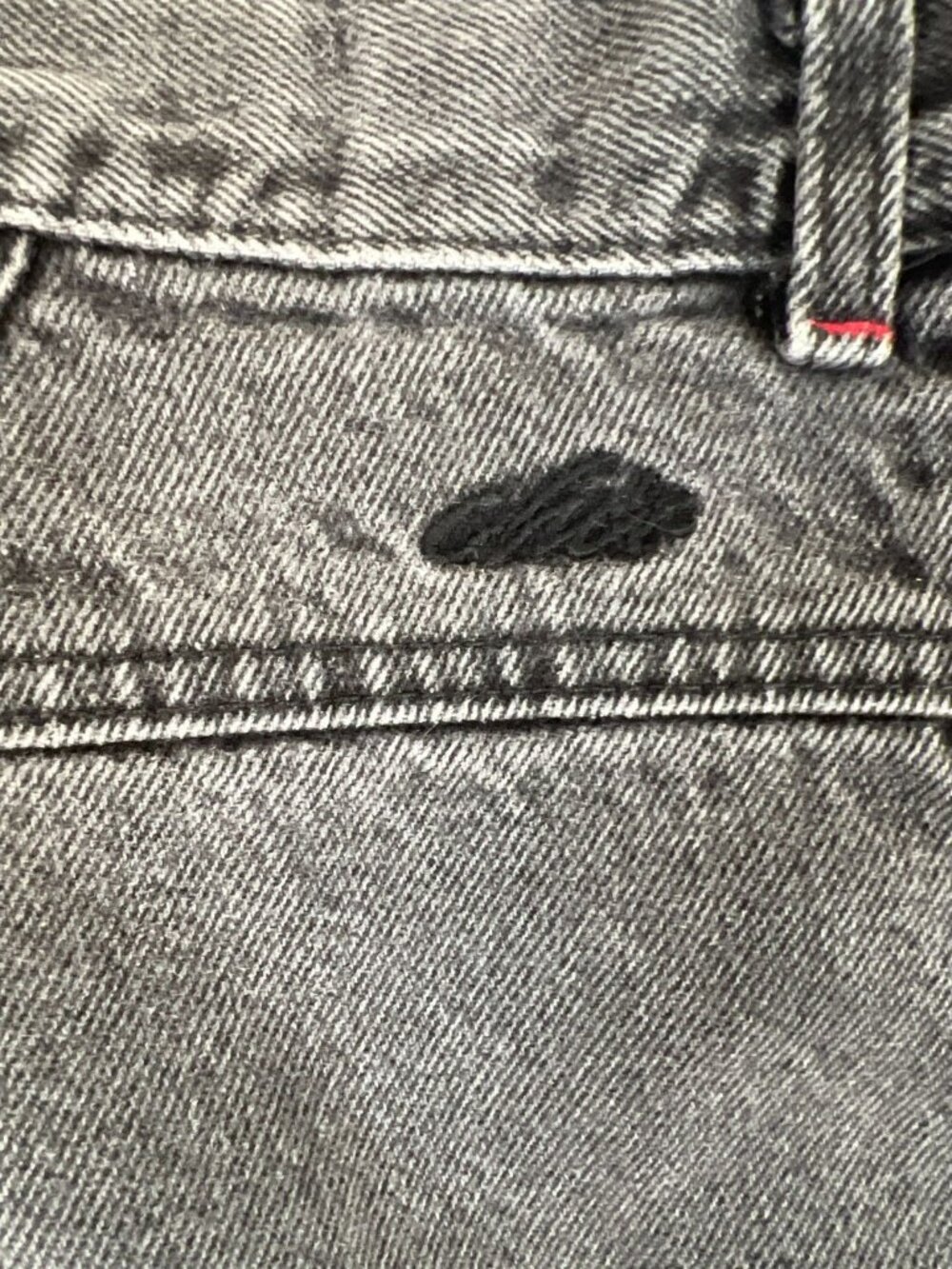 Vintage Chic Women 16 Average Black High Rise Tapered Mom Jeans Made in USA - Picture 6 of 10